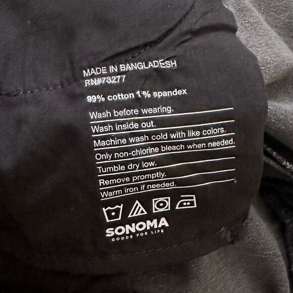 Sonoma Gray Black Wash High Rise Vintage Style Straight Leg Jeans Size 18 NEW - Picture 10 of 12